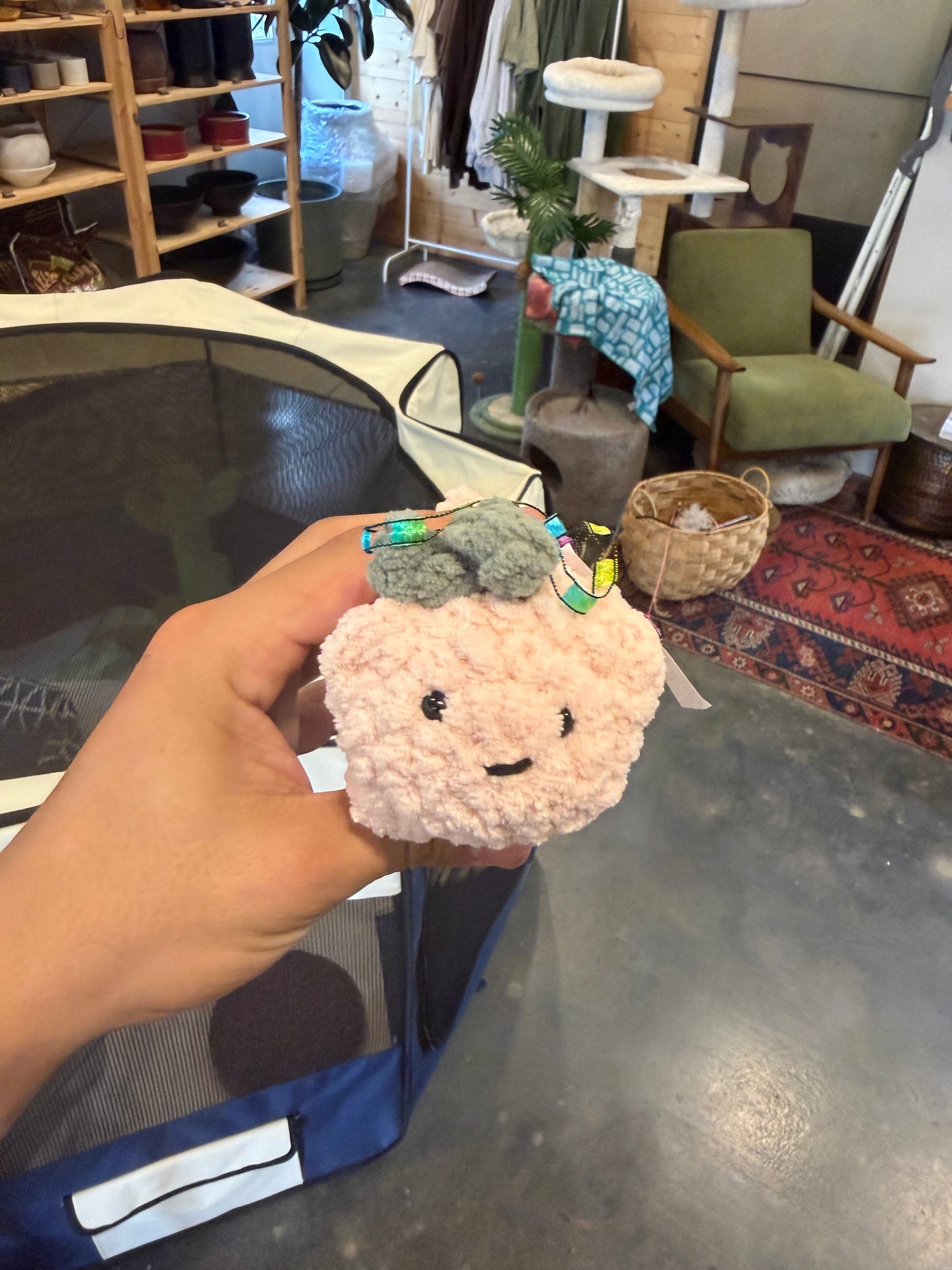 Crochet Peach Cat
