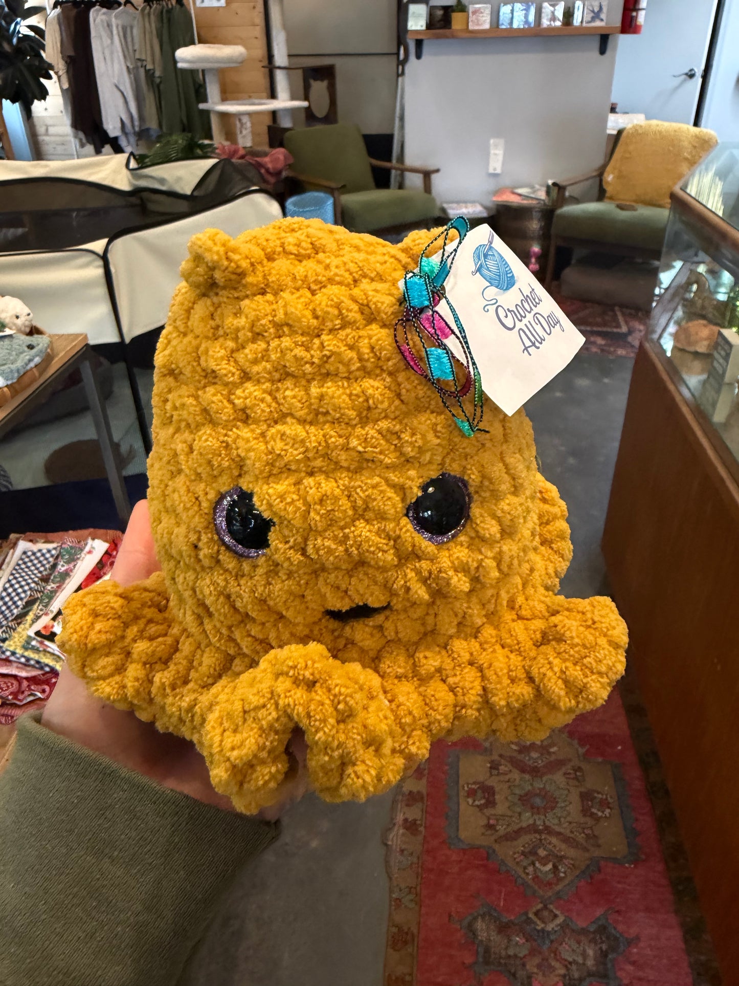 Medium Crochet Octopus